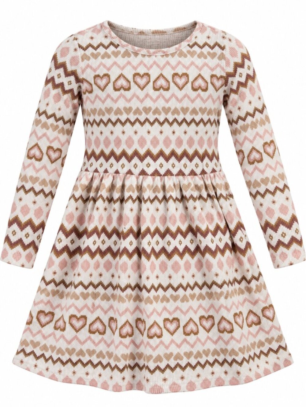 The Children’s Place Girls Heart Fall Dress Size 7/8 Long Sleeve